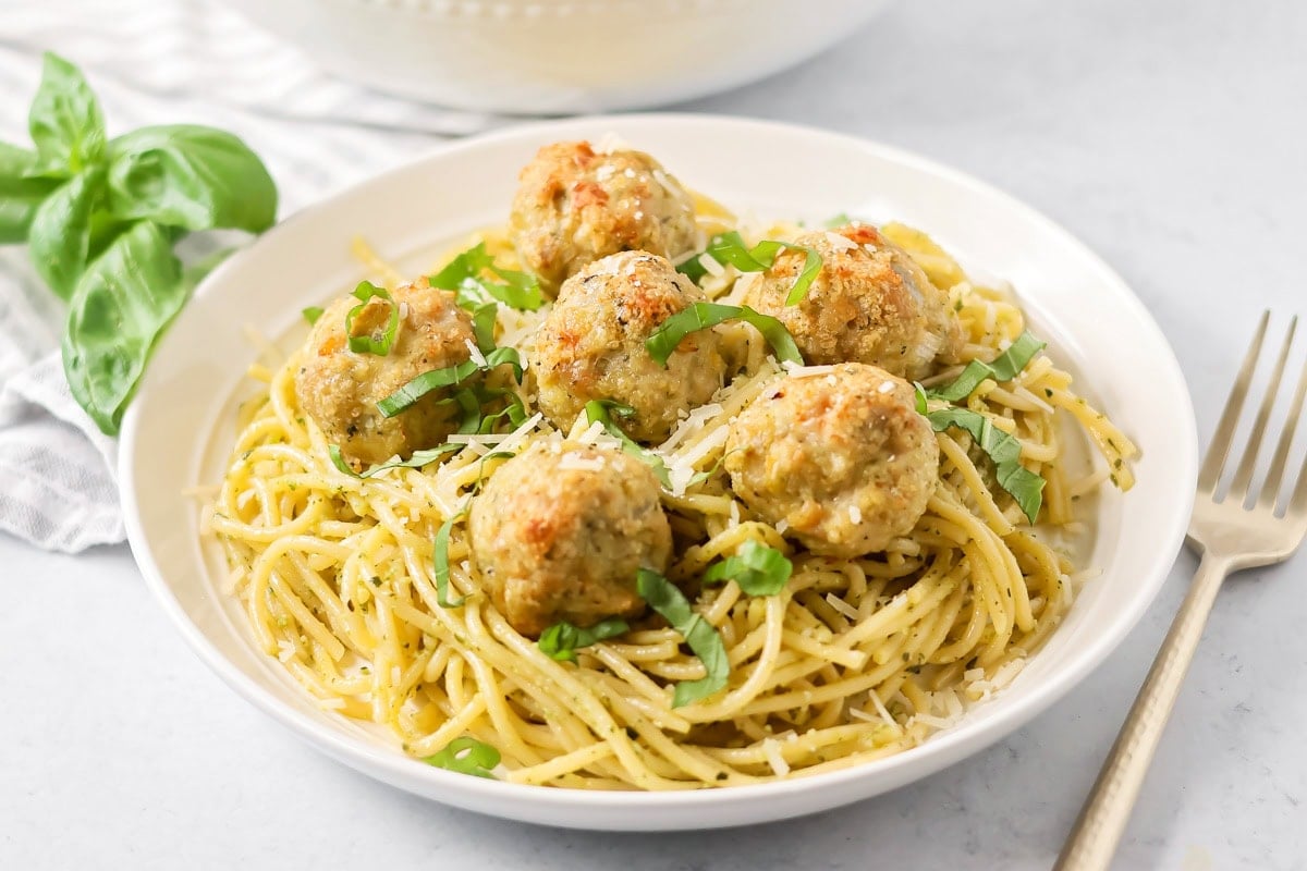Chicken Pesto Meatballs Recipe