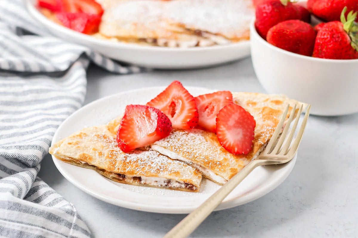 Dessert Quesadillas Recipe
