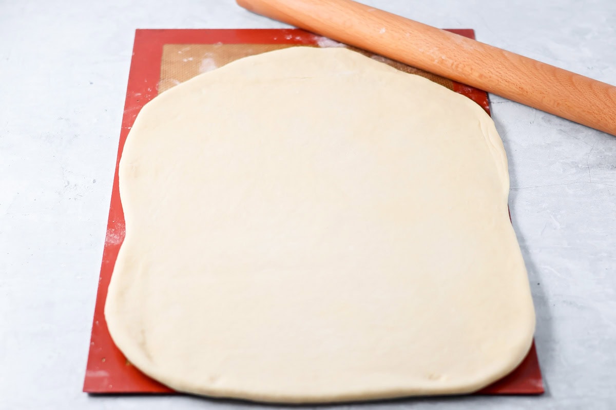 Quick cinnamon twists are made with a simple soft, buttery dough, and swirled with cinnamon sugar and are perfect for breakfast or dessert. Dough rolled into a 10x12 rectangle.