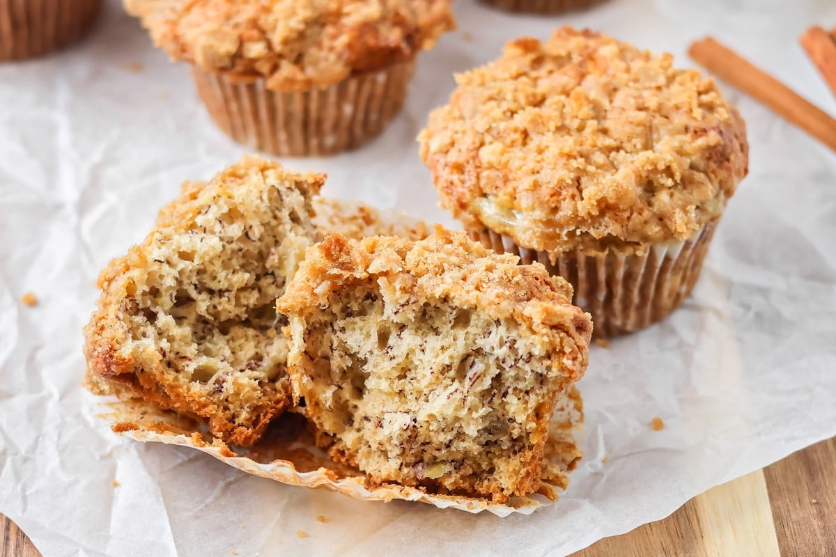 Banana Crumb Muffins Recipe
