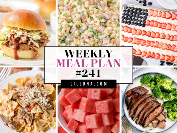 Graphic for Meal Plan 241