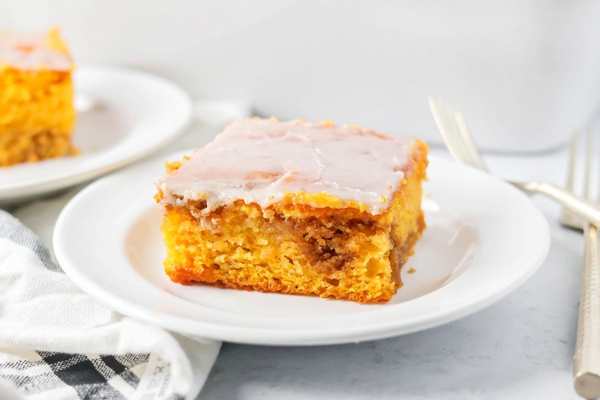 Pumpkin Honey Bun Cake Recipe