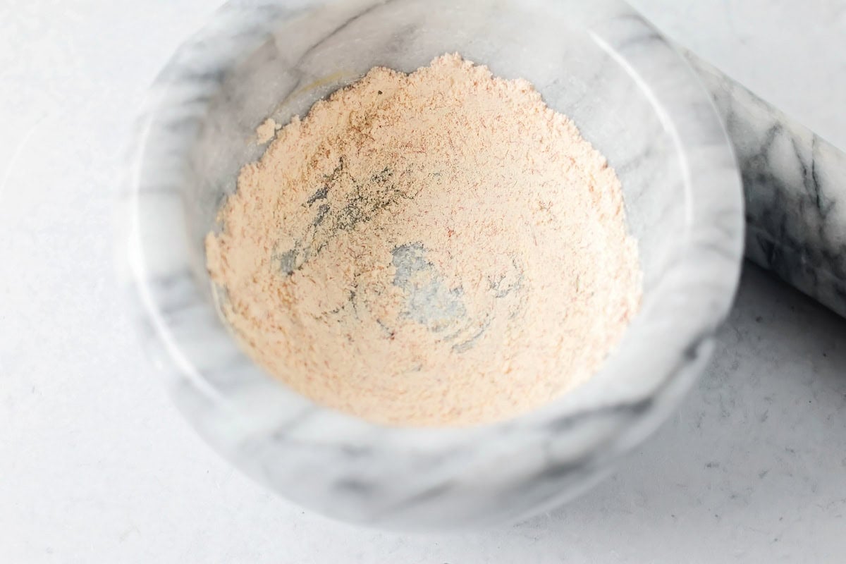 Prepping the batter for making St. Lucia Buns.